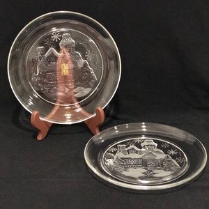 Pair Of Arcoroc France WELCOME HOME Salad Plate